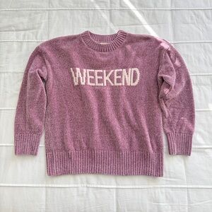Cynthia Rowley Chenille Weekend Sweater